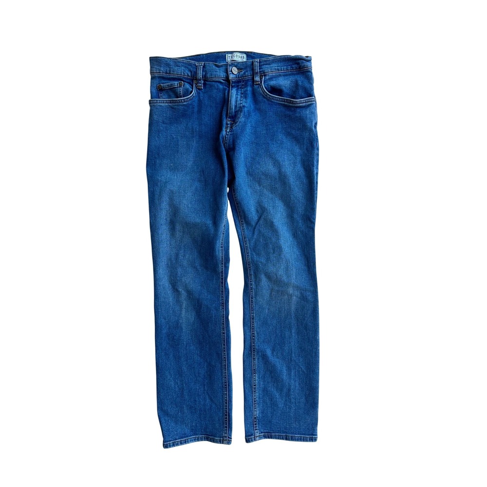 Tecovas Slim Jean Mens 31x30 Medium Blue Denim Stretch SLM2021 Western Casual